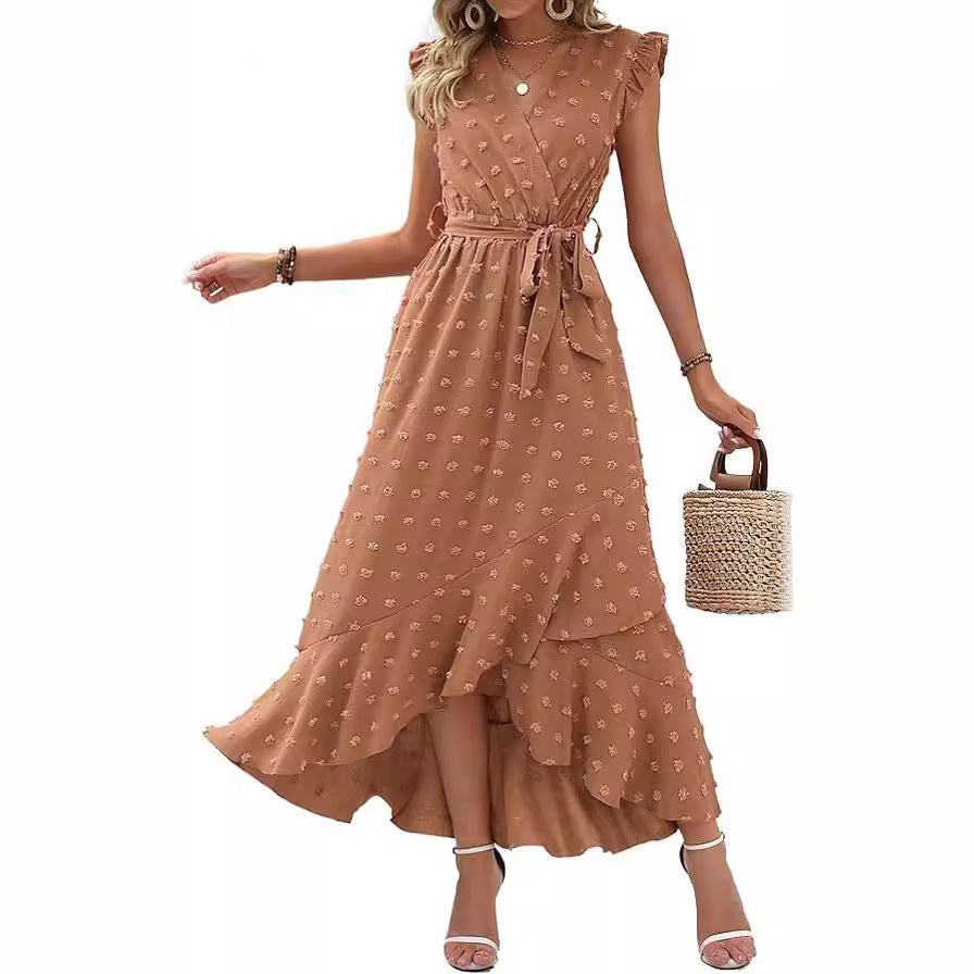 Civetta Ruffle Sleeve Bohemia Maxi Dress - Civetta Couture