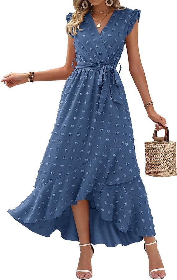 Civetta Ruffle Sleeve Bohemia Maxi Dress - Civetta Couture