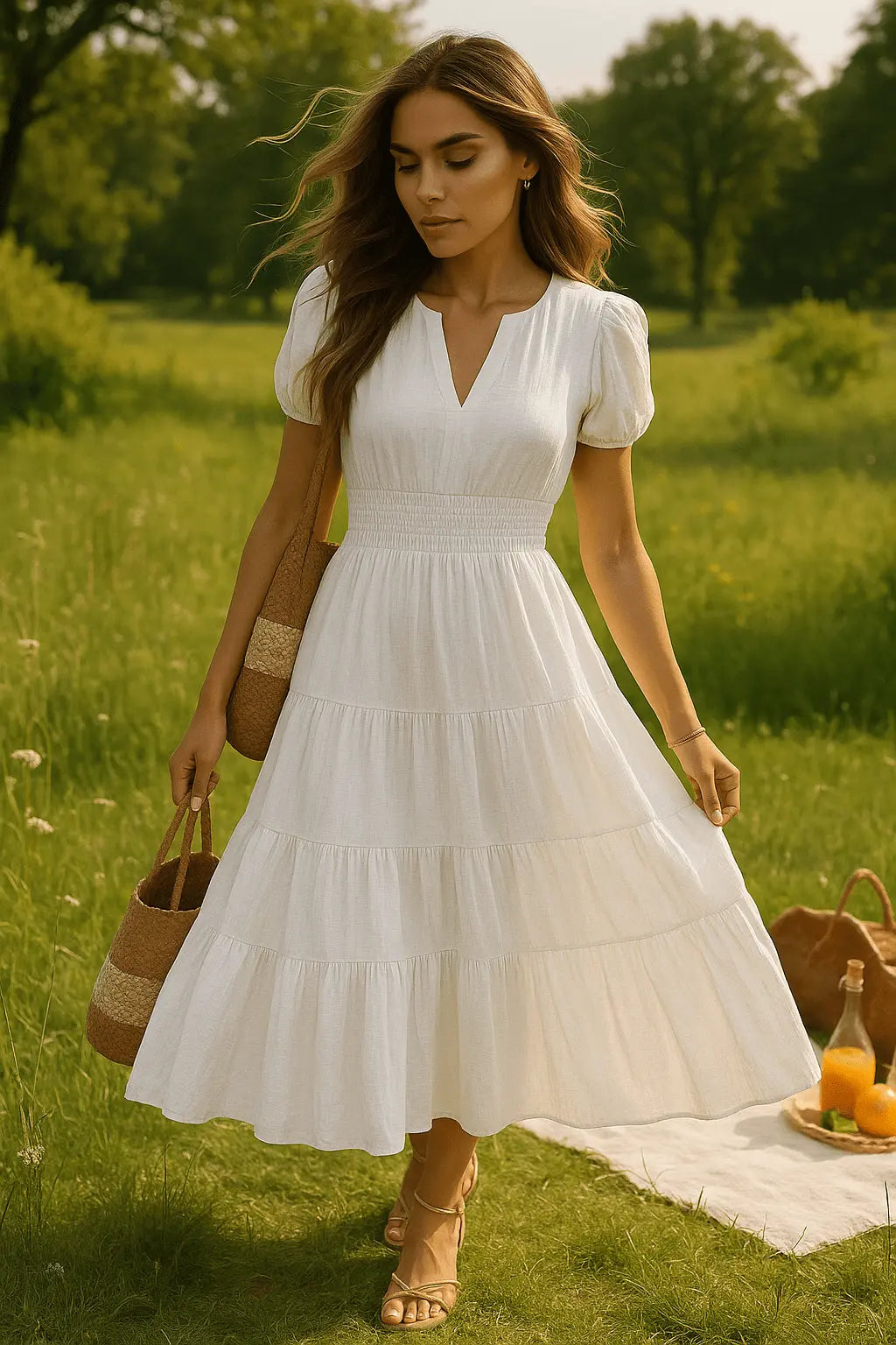 Civetta™ V-neck Dress