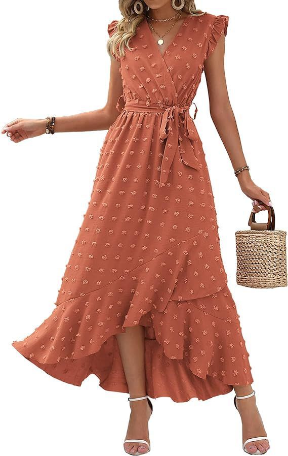 Civetta Ruffle Sleeve Bohemia Maxi Dress - Civetta Couture