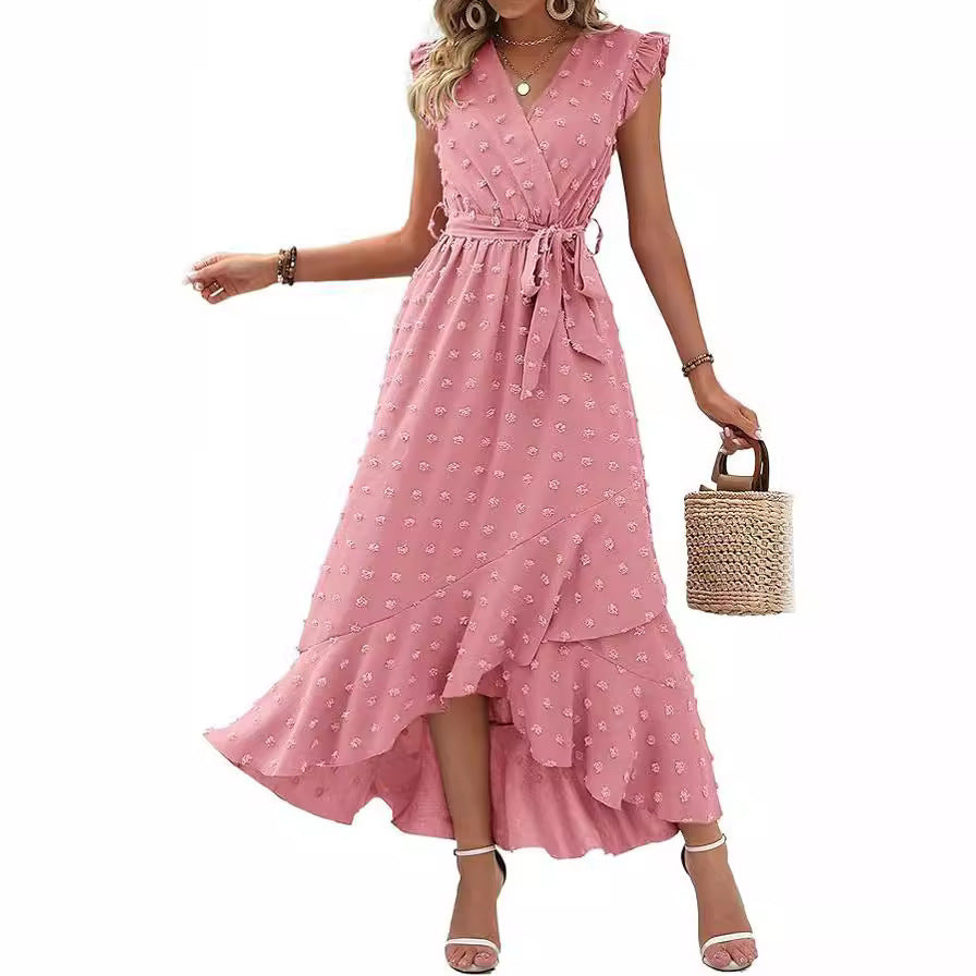 Civetta Ruffle Sleeve Bohemia Maxi Dress - Civetta Couture