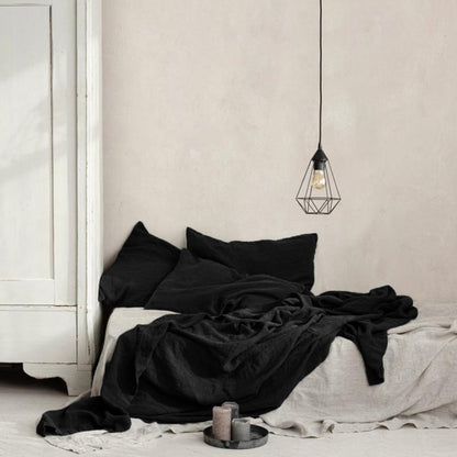 Civetta™ Elegant Linen Bed Sheet – Solid Color Comfort
