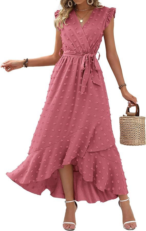 Civetta Ruffle Sleeve Bohemia Maxi Dress - Civetta Couture