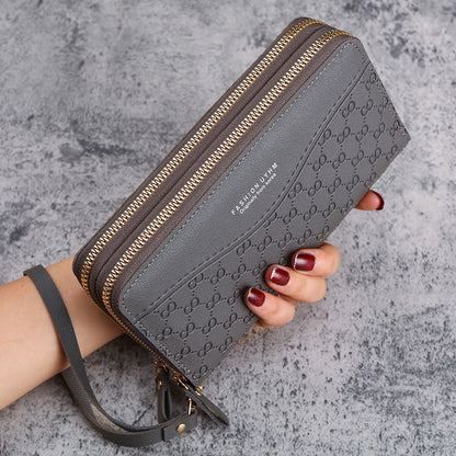 Civetta Double Layer Zipper Purse - Civetta Couture