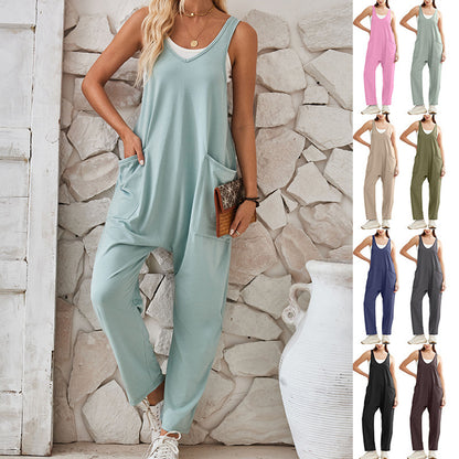 Civetta Pocket Knitted Jumpsuit - Civetta Couture