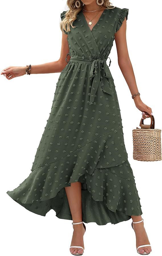 Civetta Ruffle Sleeve Bohemia Maxi Dress - Civetta Couture