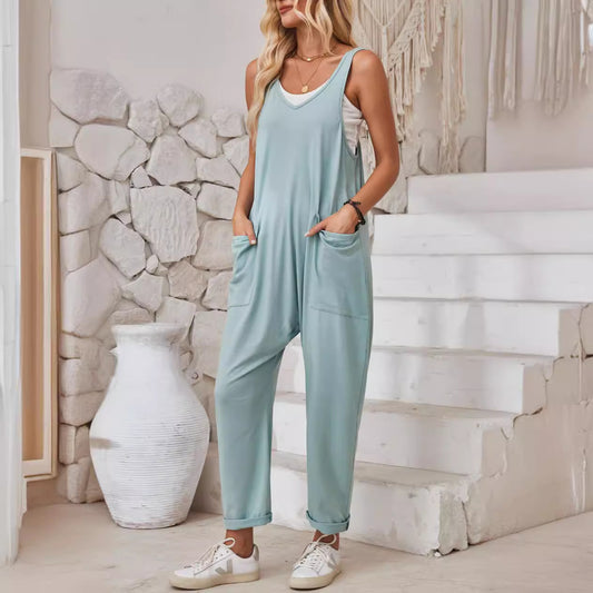 Civetta Pocket Knitted Jumpsuit - Civetta Couture