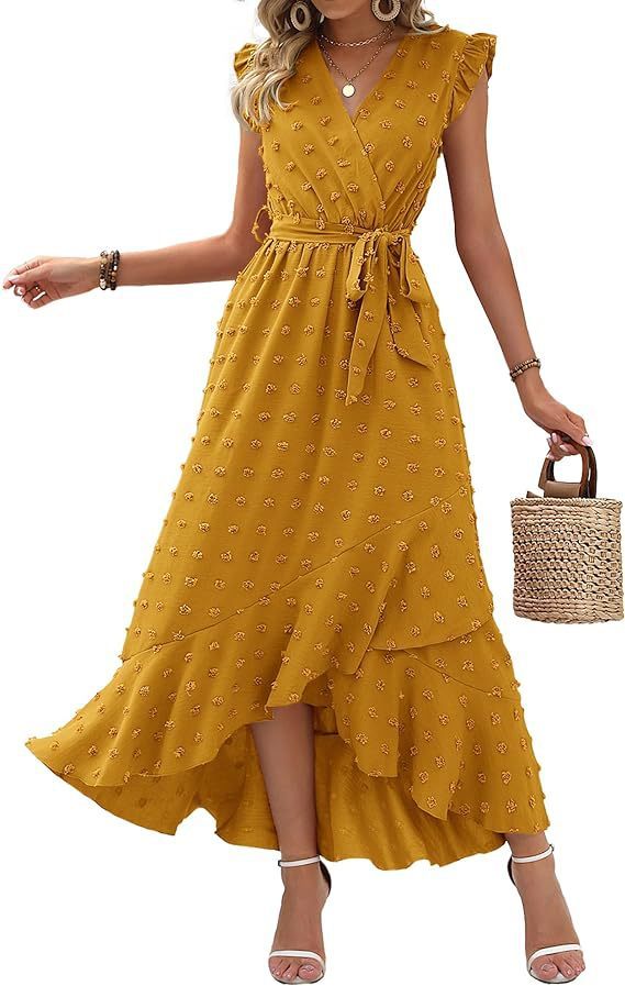 Civetta Ruffle Sleeve Bohemia Maxi Dress - Civetta Couture