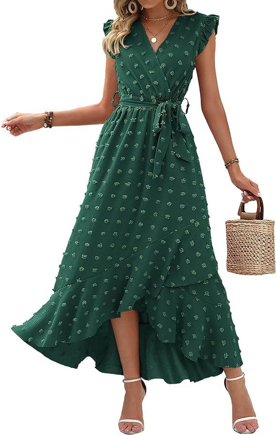Civetta Ruffle Sleeve Bohemia Maxi Dress - Civetta Couture