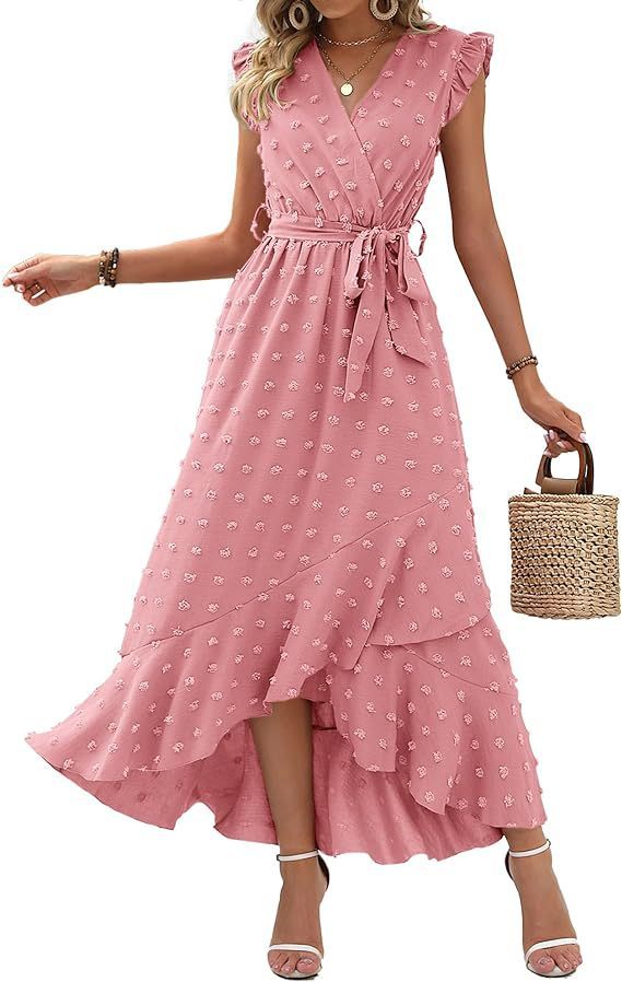 Civetta Ruffle Sleeve Bohemia Maxi Dress - Civetta Couture