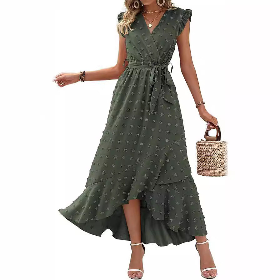 Civetta Ruffle Sleeve Bohemia Maxi Dress - Civetta Couture