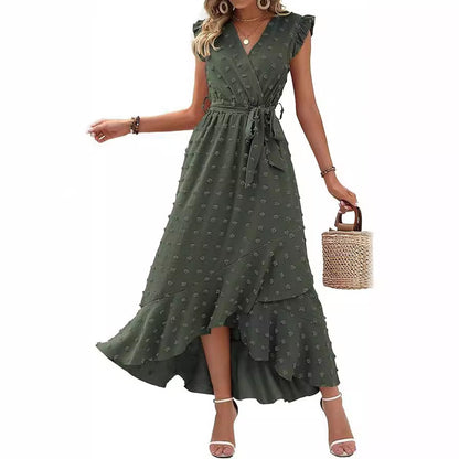 Civetta Ruffle Sleeve Bohemia Maxi Dress - Civetta Couture