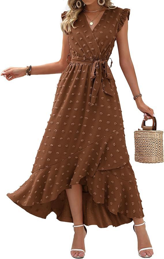 Civetta Ruffle Sleeve Bohemia Maxi Dress - Civetta Couture