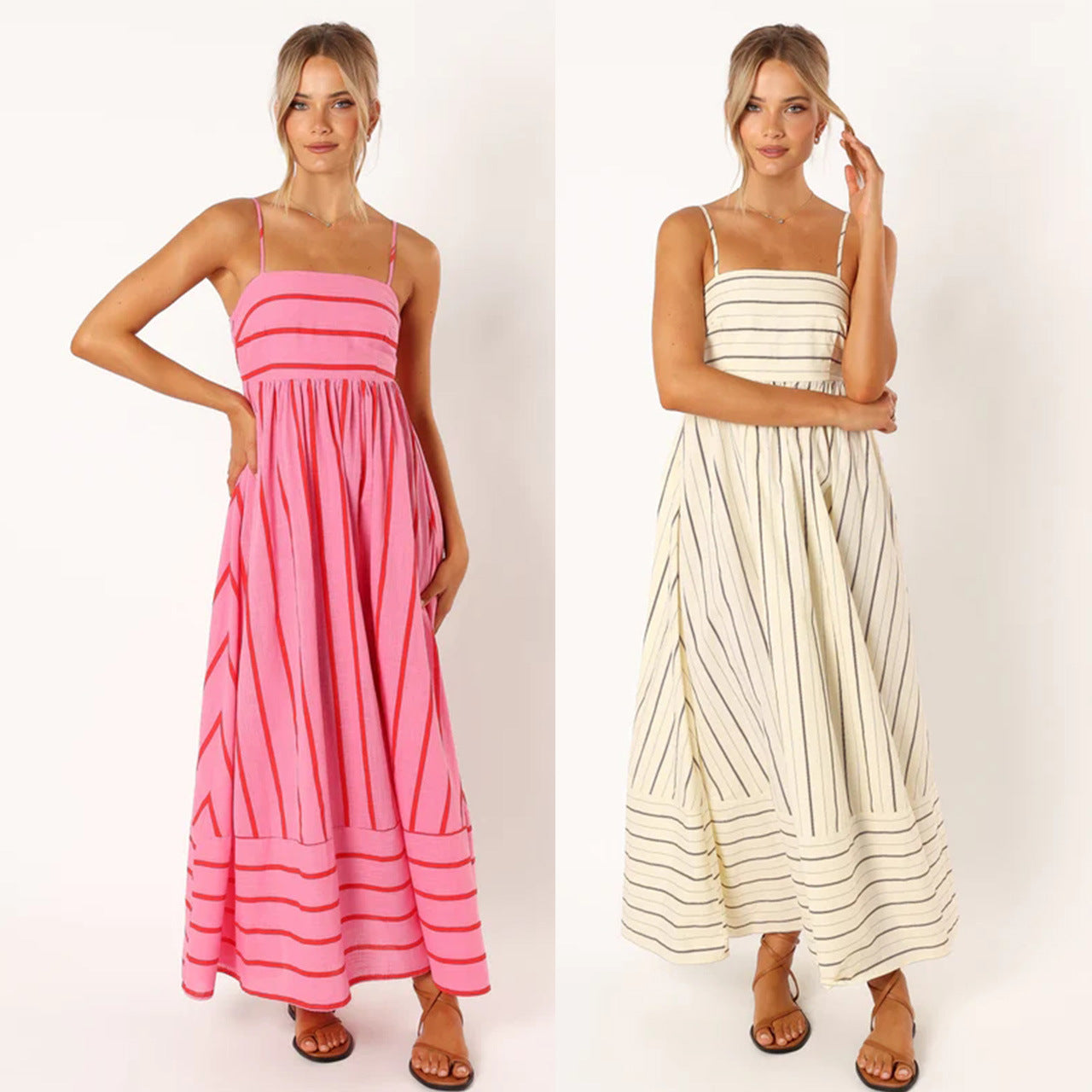 Civetta Spaghetti Straps Dress - Civetta Couture