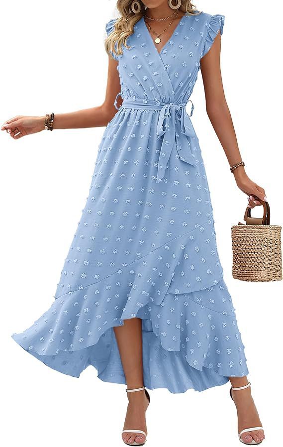 Civetta Ruffle Sleeve Bohemia Maxi Dress - Civetta Couture