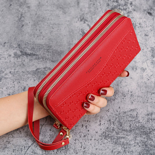 Civetta Double Layer Zipper Purse - Civetta Couture